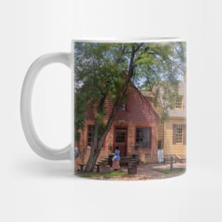 Typical Street in Colonial Williamsburg, Virginia Mug